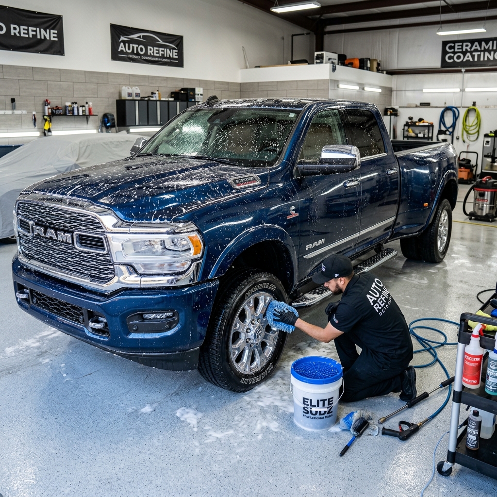 Professional exterior hand wash with extreme attention to detail